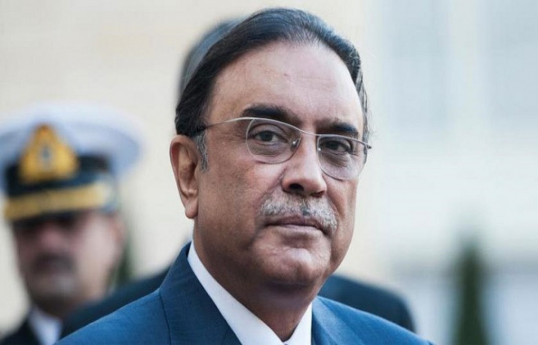 President of the Islamic Republic of Pakistan Asif Ali Zardari