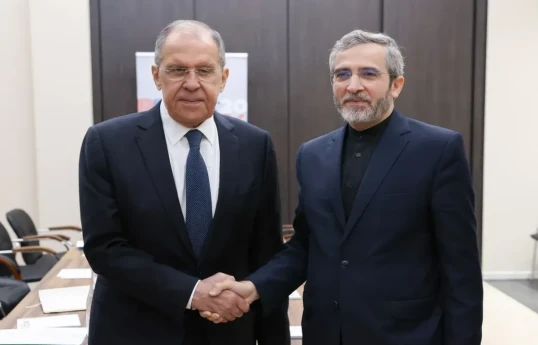 Iran acting FM meets Russia's Lavrov in Russia