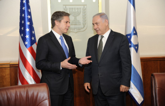 Netanyahu, Blinken joined by multiple aides in their meeting
