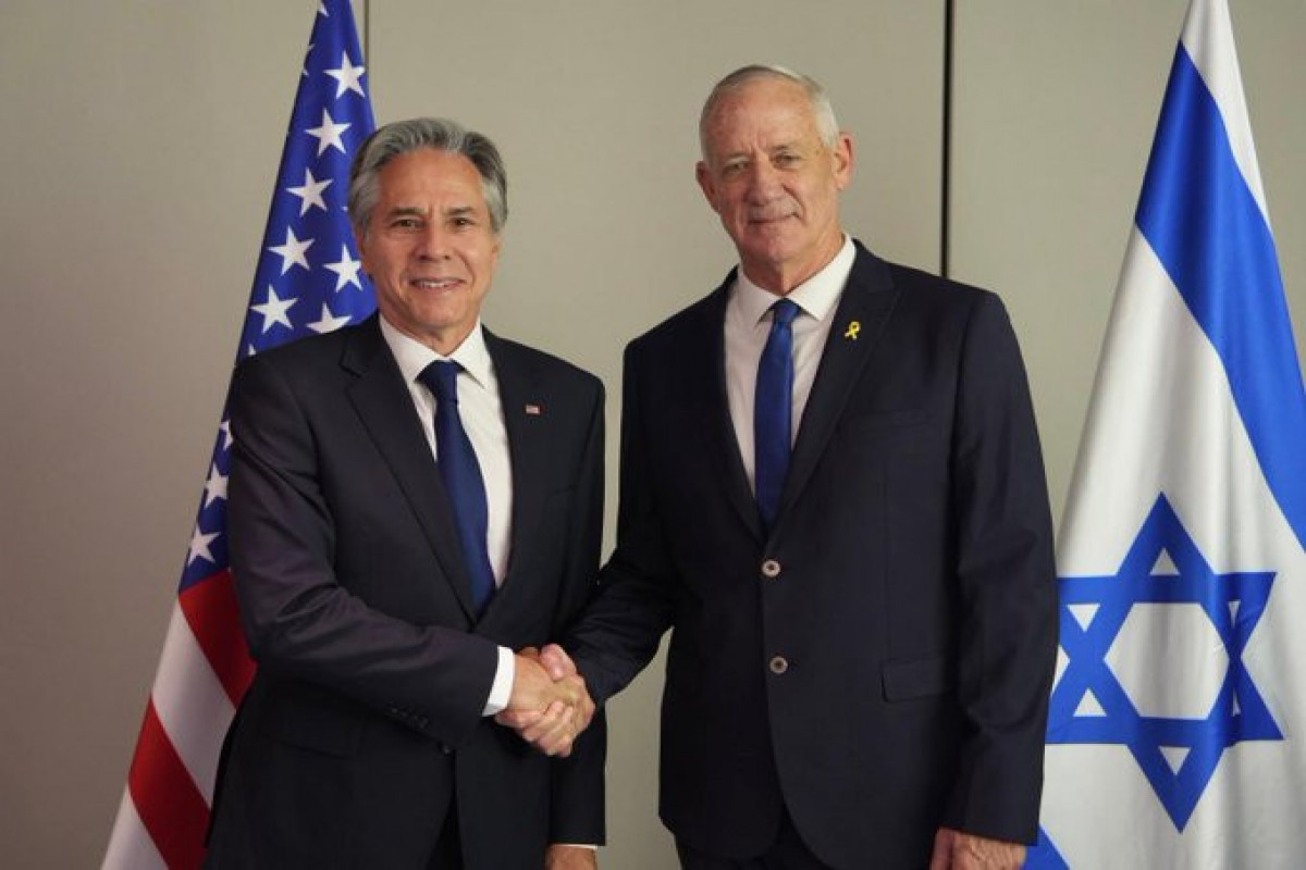 Blinken meets opposition figures Gantz, Lapid in Tel Aviv