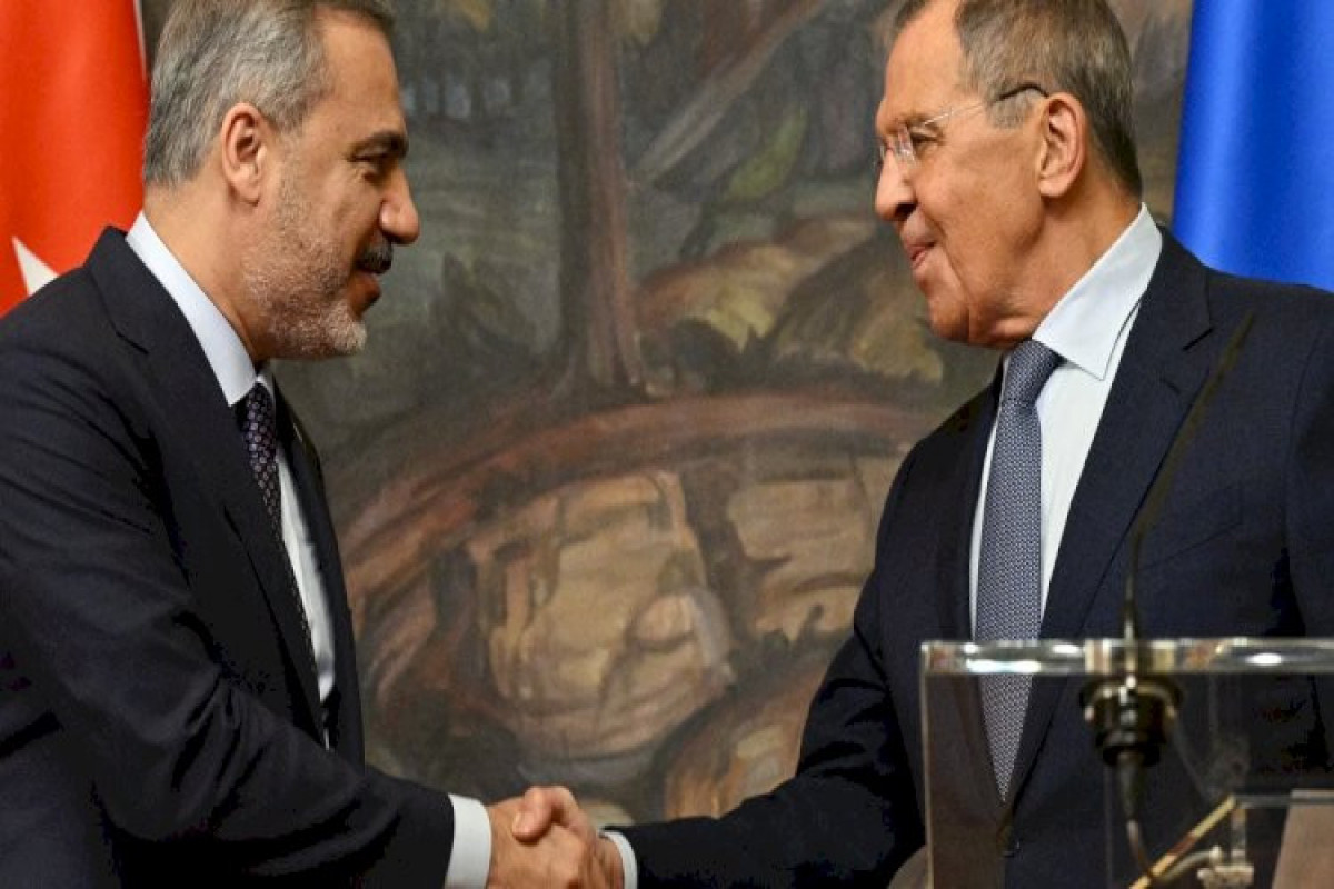 Minister of Foreign Affairs of Türkiye Hakan Fidan and Minister of Foreign Affairs of Russia Sergey Lavrov