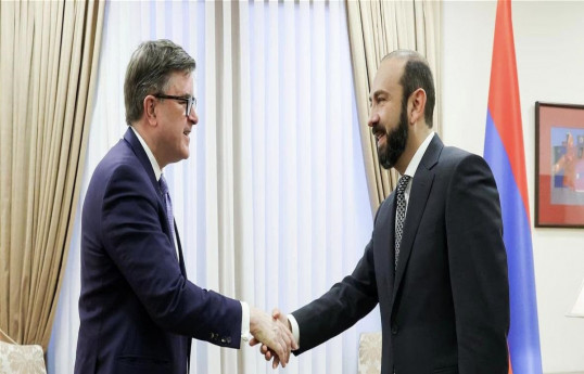 James O'Brien, Assistant Secretary of State for European and Eurasian Affairs and Ararat Mirzoyan, Armenian Foreign Minister