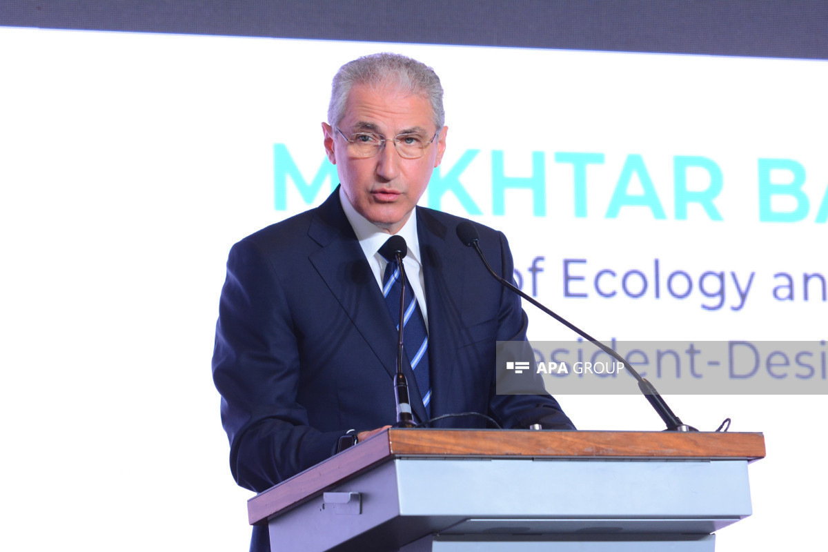 Mukhtar Babayev, Minister of Ecology and Natural Resources of Azerbaijan Republic