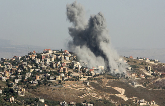 Hezbollah launches rocket barrage after commander is killed in Israeli strike