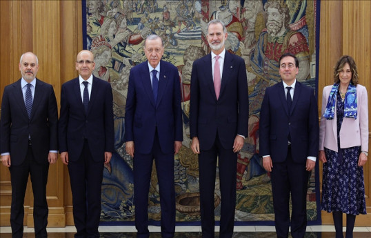 Turkish president arrives in Spain for 8th bilateral intergovernmental summit