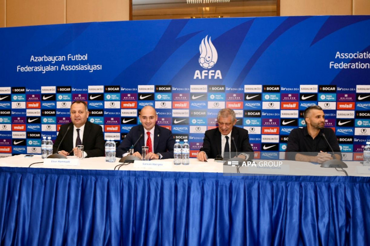 New head coach of the Azerbaijan football national team Fernando Santos presented to the public-PHOTO 
