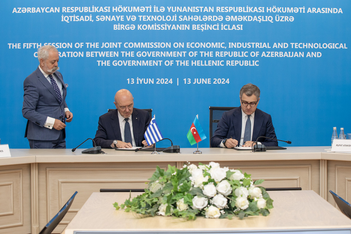 5th meeting of Intergovernmental Commission between Azerbaijan and Hellenic Republic was held