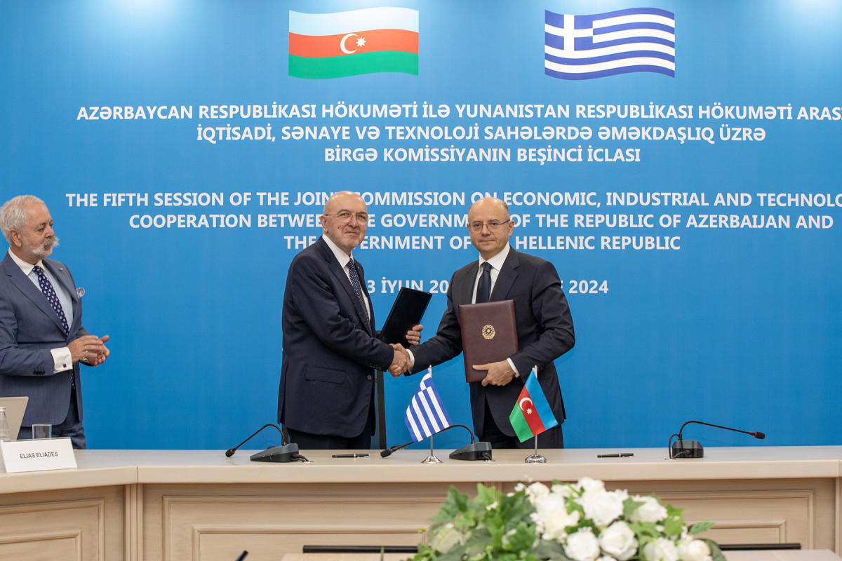 5th meeting of Intergovernmental Commission between Azerbaijan and Hellenic Republic was held