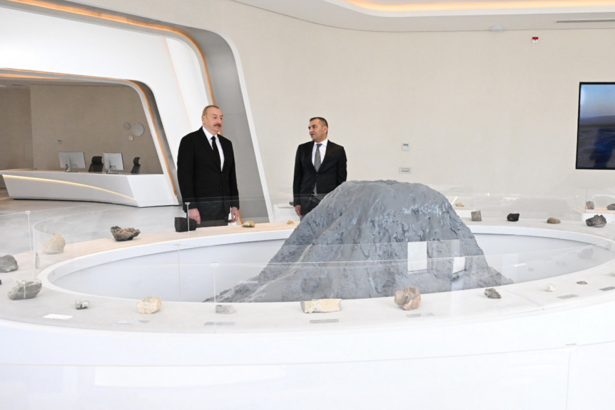 Azerbaijani President Ilham Aliyev attended inauguration of Mud Volcanoes Tourism Complex