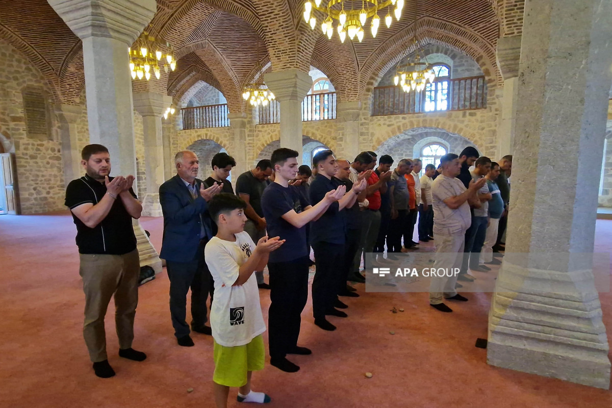 Eid prayer performed in Shusha-VIDEO 