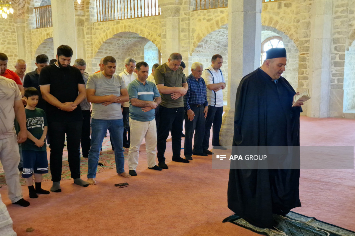 Eid prayer performed in Shusha-VIDEO 