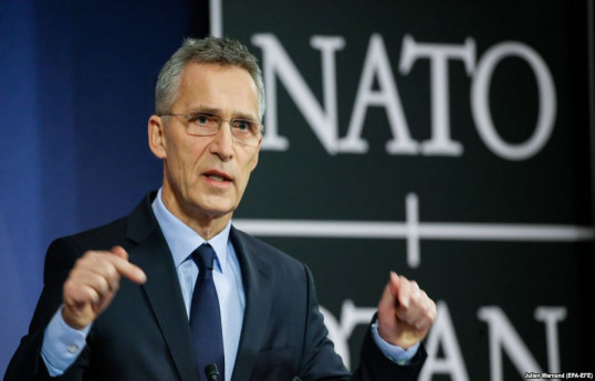 Jens Stoltenberg, NATO Secretary-General and Viktor Orban, Hungarian Prime Minister