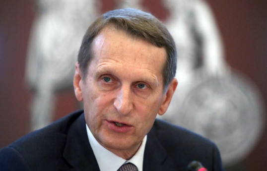 Sergey Naryshkin, director of the Foreign Intelligence Service of the Russian Federation (SVR)