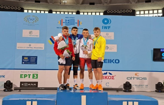 Azerbaijani junior weightlifter becomes European champion