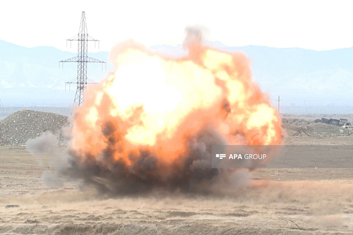 Ammunition explosion in Azerbaijan