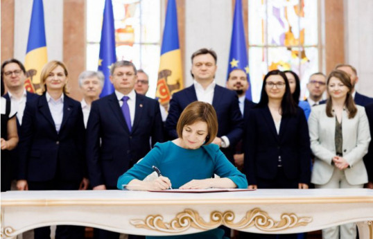 Moldovan president signs Decree on opening of EU accession negotiations