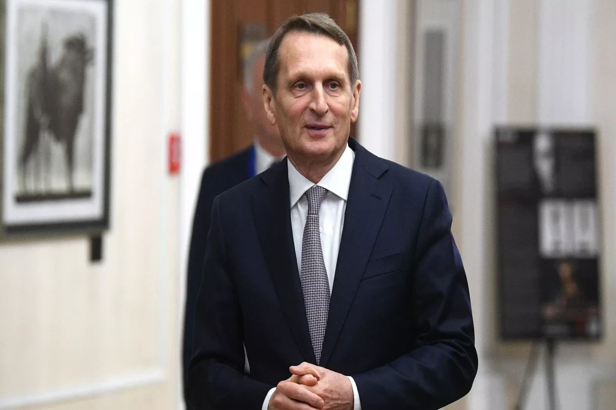 Sergey Naryshkin, director of the Foreign Intelligence Service of the Russian Federation (SVR)