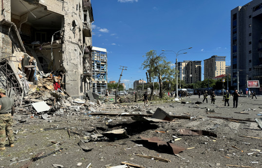 Russian bomb attack kills three, injures 52 in Ukraine's Kharkiv