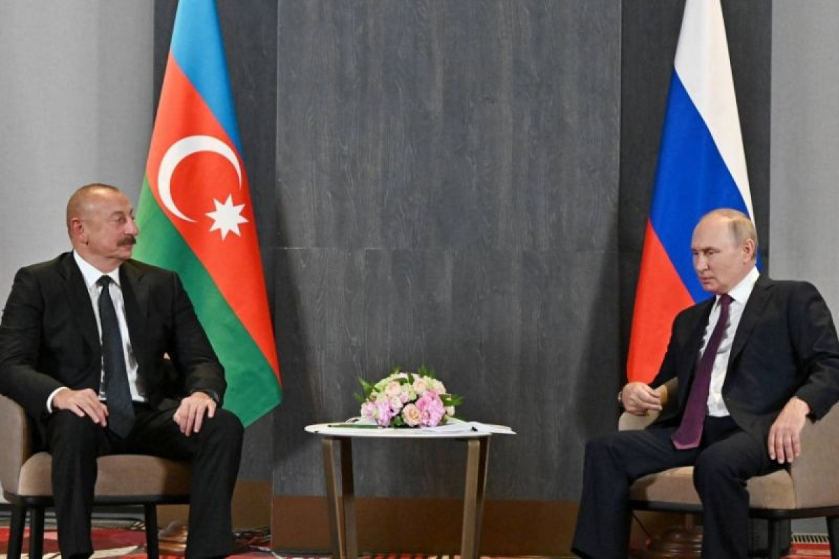 Ilham Aliyev, Azerbaijani President and Vladimir Putin, Russian President