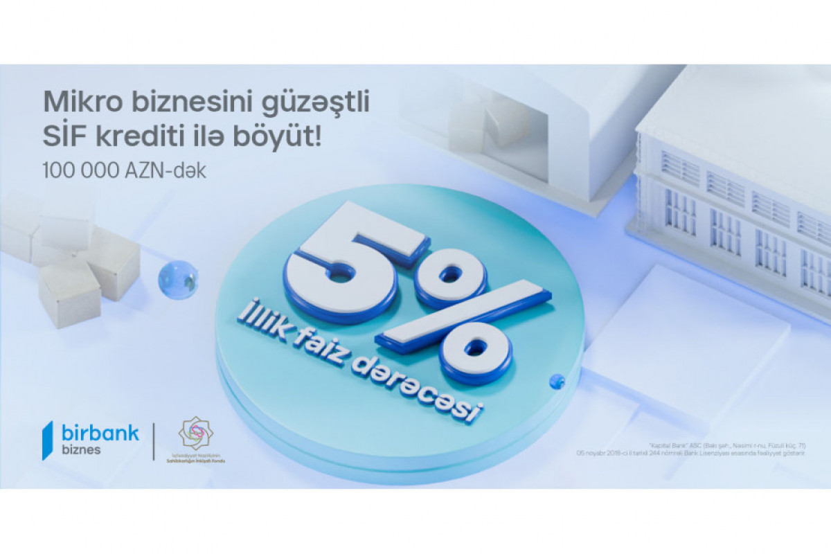 ® Opportunity for micro entrepreneurs to benefit from EDF (SİF) loans via Birbank Biznes