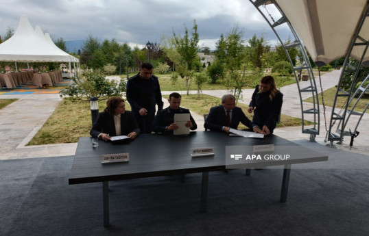 Memorandum of Understanding on the ECOLEAD project was signed in Azerbaijan's Khankandi