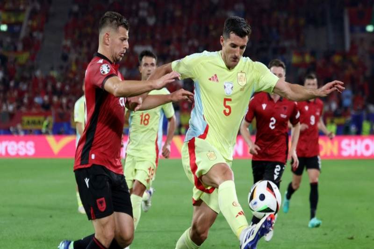 Spain beats Albania 1-0, through to round of 16