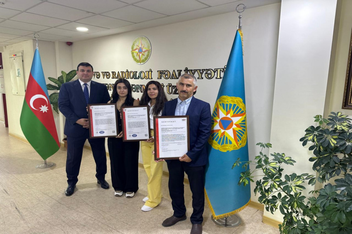 State Agency of Azerbaijan's MES was awarded international certificates