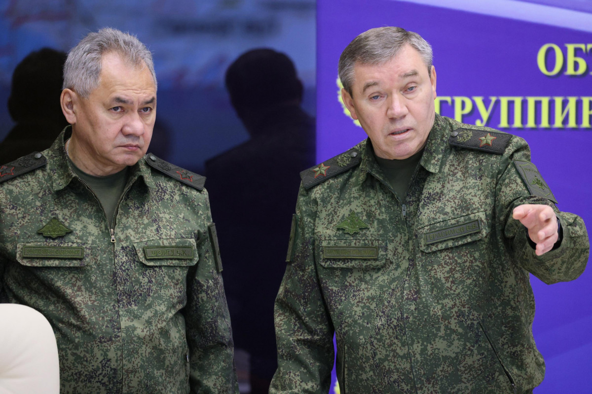 Russian Security Council Secretary Sergey Shoigu and Chief of the General Staff Valery Gerasimov