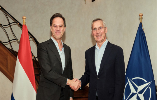 Dutch Prime Minister Mark Rutte and Jens Stoltenberg, NATO Secretary General
