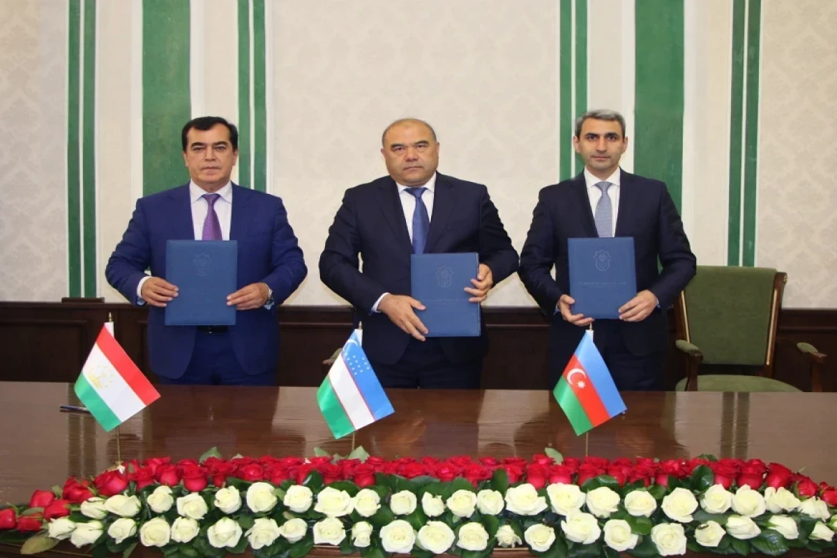 Azerbaijan, Uzbekistan and Tajikistan discussed attracting new cargos to Middle Corridor-<span class="red_color">PHOTO
