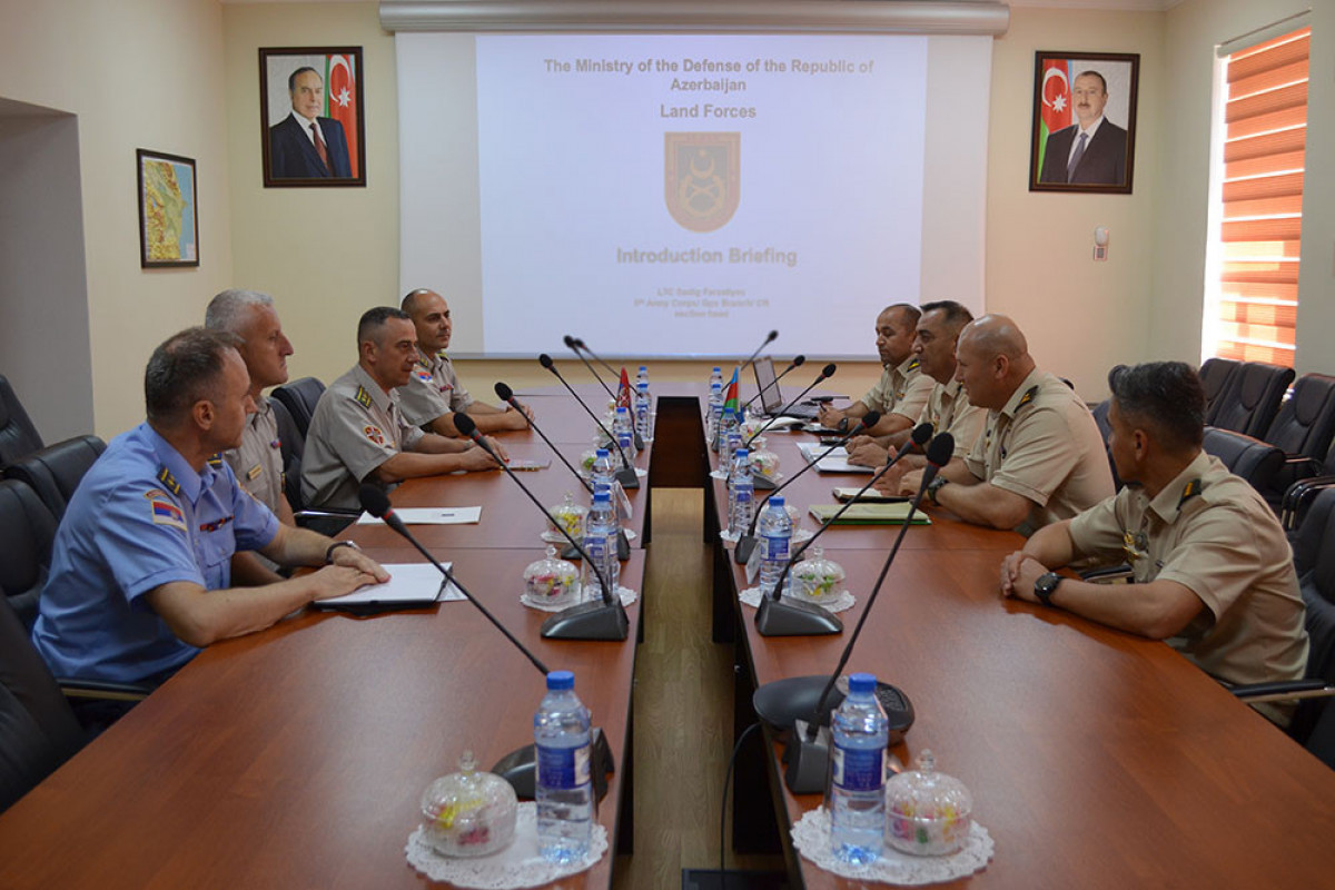 Military experts from Azerbaijan and Serbia hold meeting -<span class="red_color">PHOTO