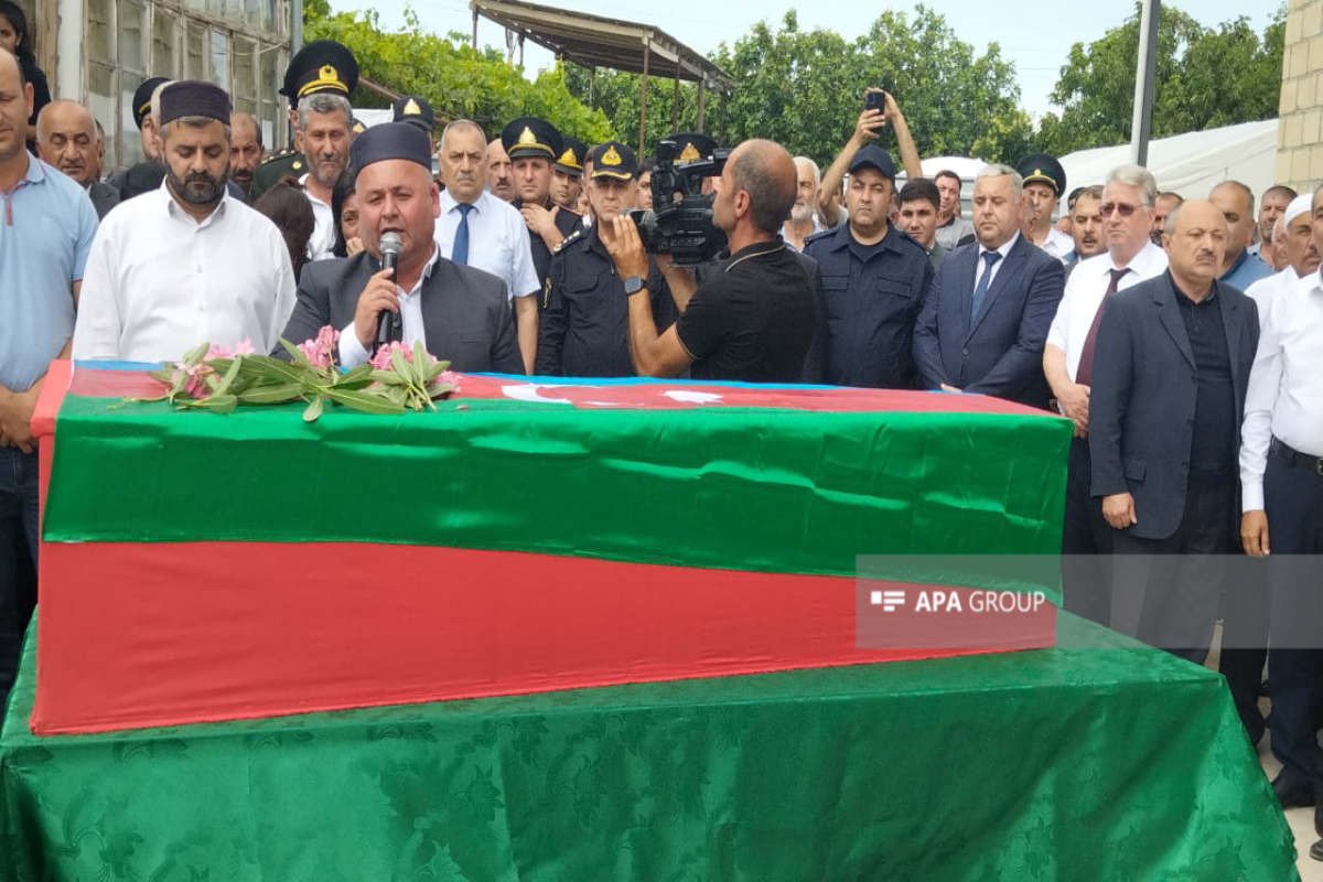 Remains of Fagan Yagubov, I Garabagh War Martyr, laid to rest in Azerbaijan's Tartar-PHOTO 