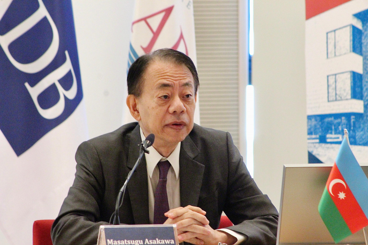 President of the Asian Development Bank Masatsugu Asakawa