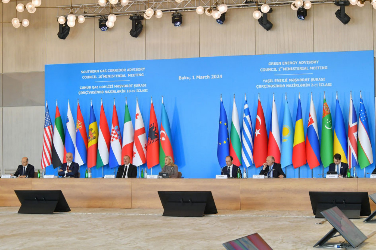 10th SGC Advisory Council Ministerial Meeting was held in Baku, President Ilham Aliyev attended the event-PHOTO -UPDATED-2 