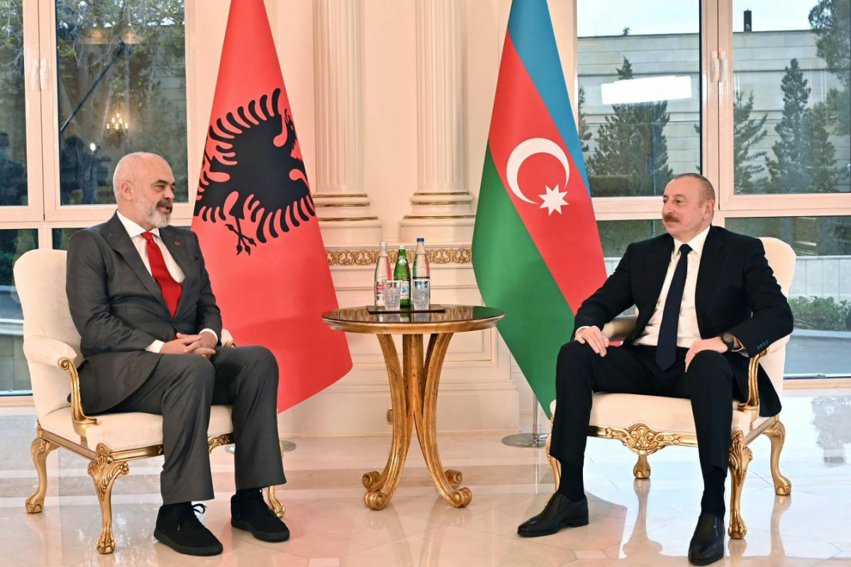 Edi Rama, Prime Minister of the Republic of Albania and Ilham Aliyev, President of the Republic of Azerbaijan