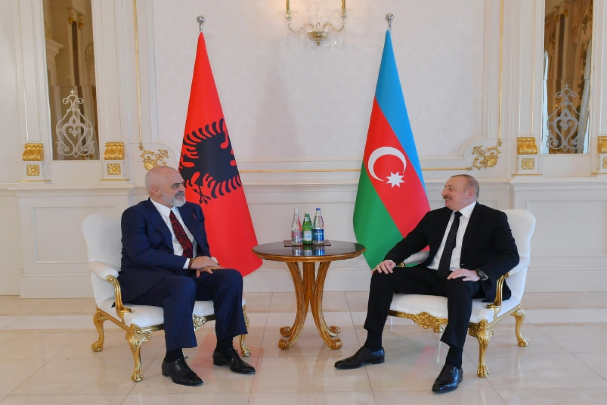 Edi Rama, Prime Minister of the Republic of Albania and Ilham Aliyev, President of the Republic of Azerbaijan