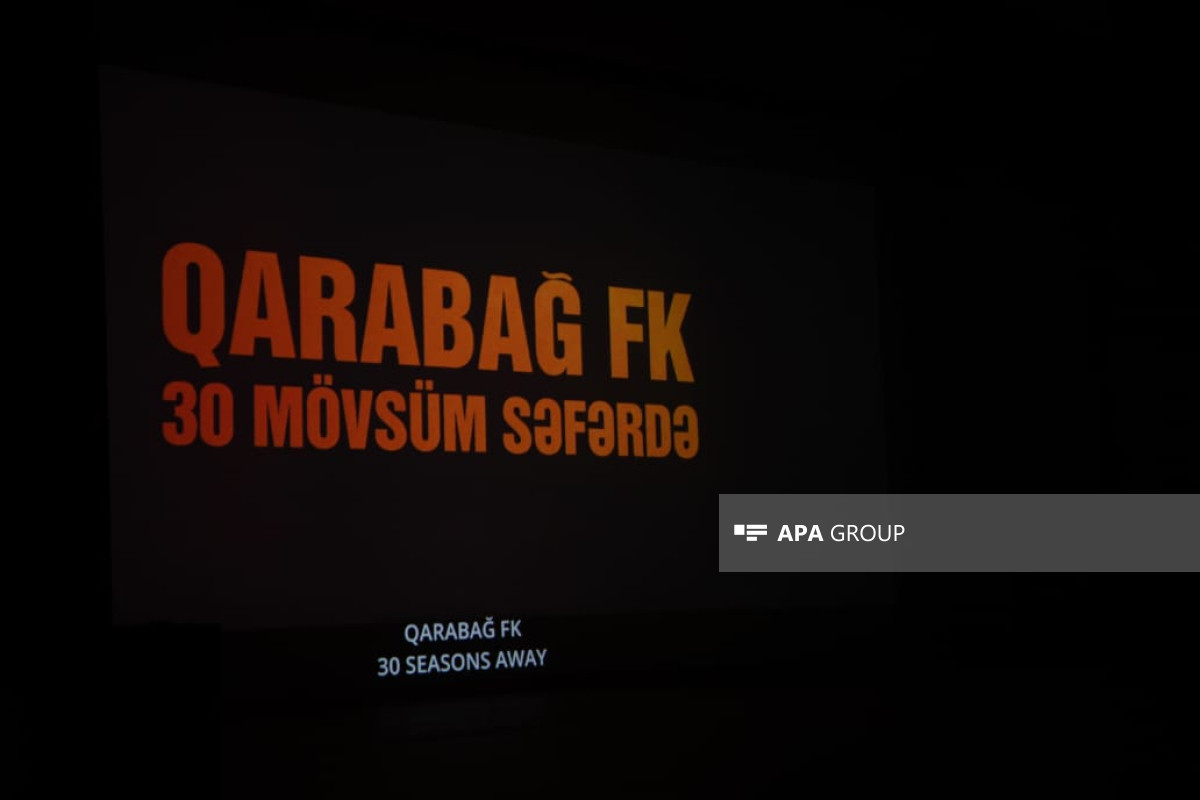Presentation of "Qarabag FC - 30 seasons away" documentary held in Heyda Aliyev Center-PHOTO 