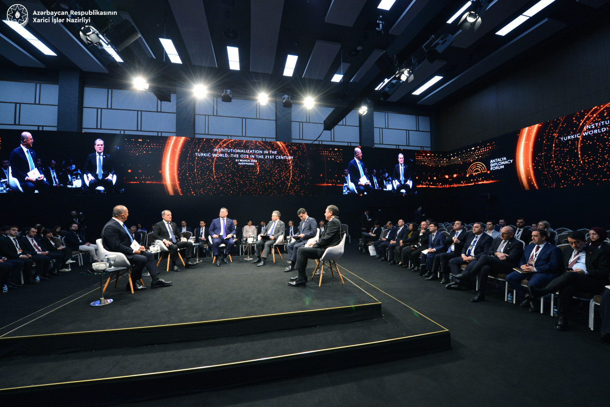 Azerbaijani FM participated in panel discussions of Antalya Diplomacy Forum