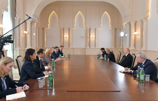 Azerbaijani President receives EU Commissioner for Energy -UPDATED 