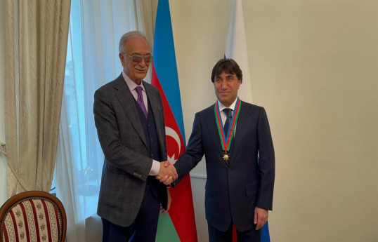 God Nisanov presented Azerbaijan's "Dostlug" Order in Moscow