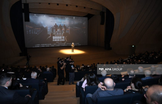 Presentation of "Qarabag FC - 30 seasons away" documentary held in Heyda Aliyev Center-PHOTO 