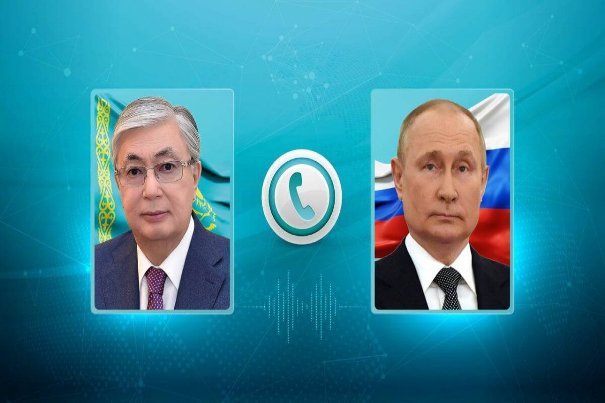 Russian, Kazakh presidents hold phone talks