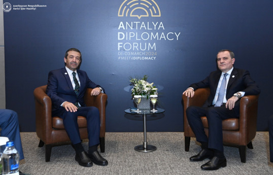 Azerbaijani FM meets with colleague from Turkish Republic of Northern Cyprus