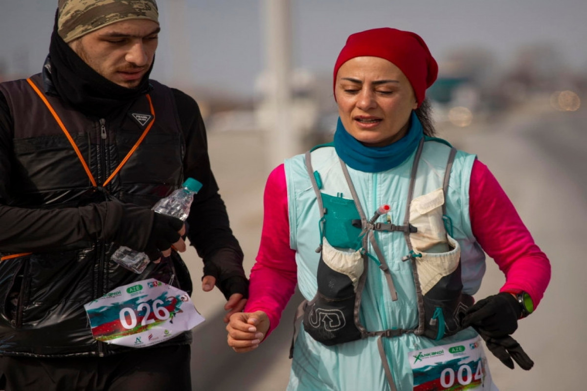 Khankendi-Baku ultra marathon: the third stage, which started from Ujar, ended in Hajigabul-PHOTO