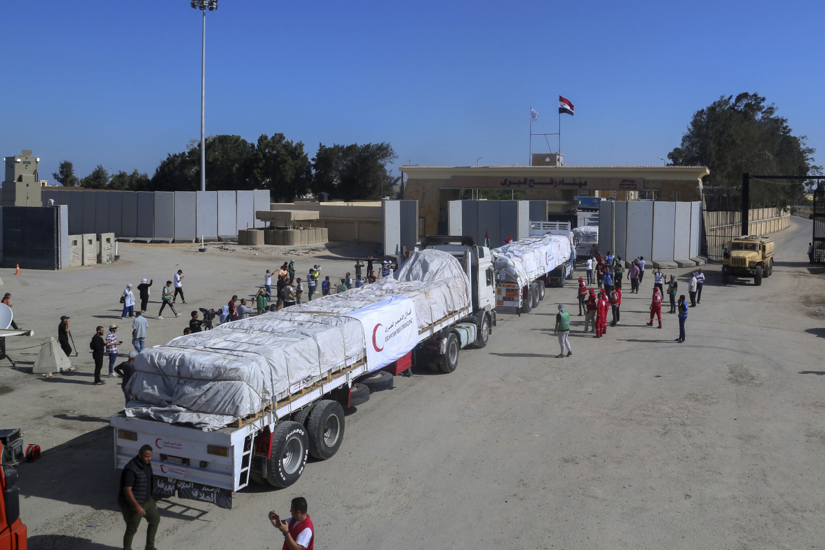US delivers first batch of aid to Gaza Strip