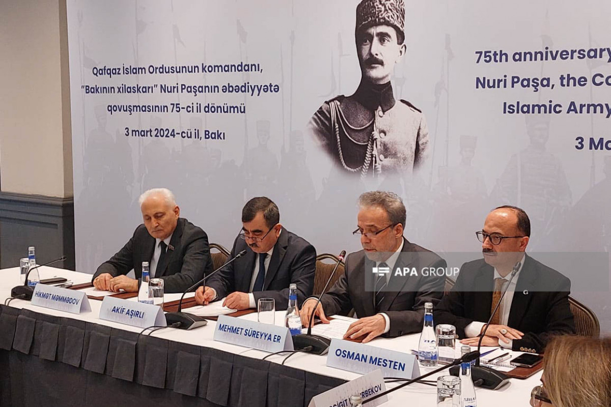 Baku hosted commemoration ceremony for Nuru Pasha-PHOTO 