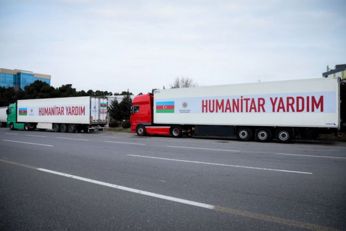Amount of aid sent from Azerbaijan to Türkiye and Ukraine revealed