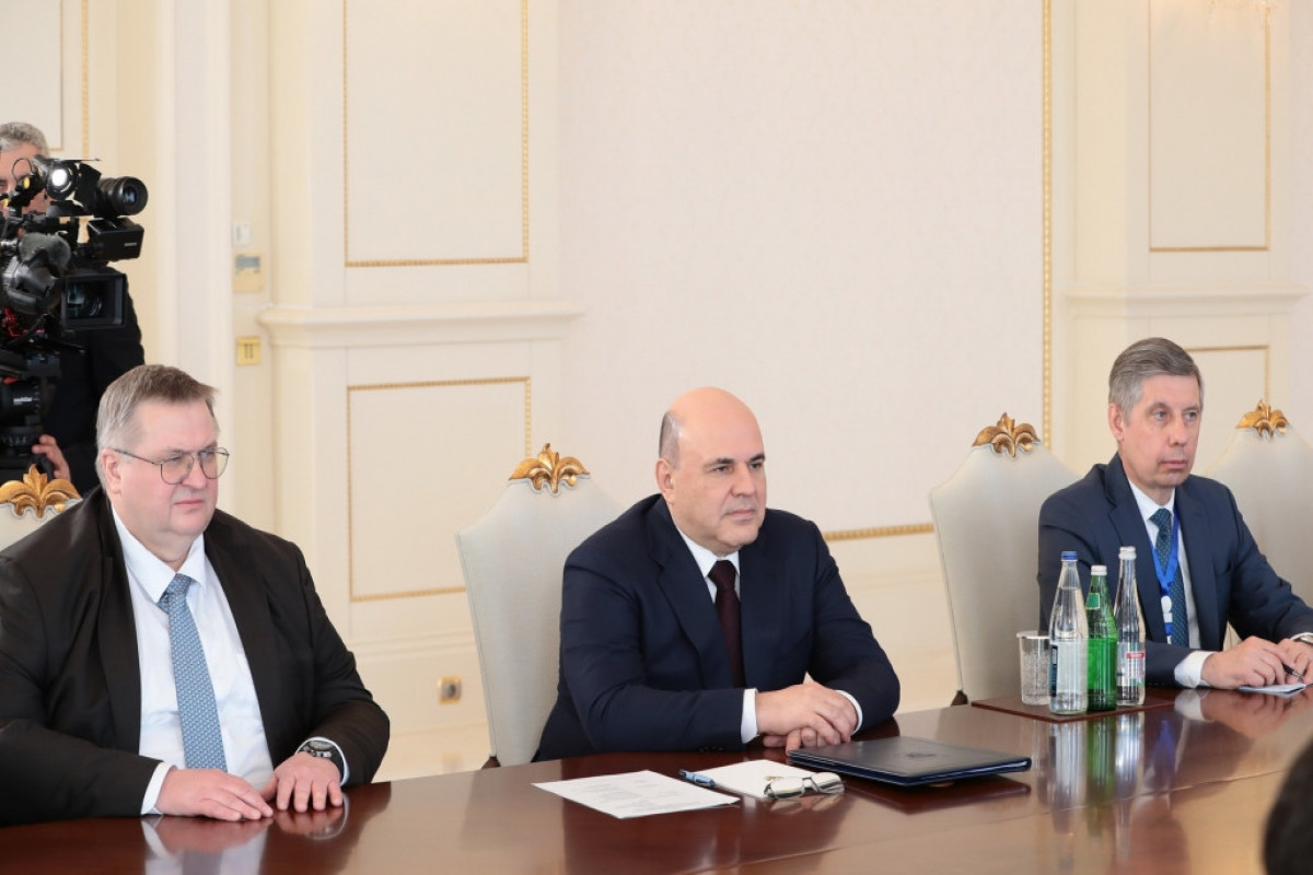 President of Azerbaijan Ilham Aliyev held meeting with Prime Minister of Russia-UPDATED-1 