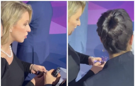 Russian MFA spokesperson comments on gifted "Khari Bulbul" badge