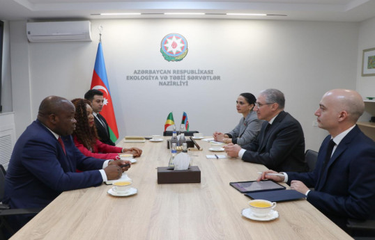 Azerbaijan's Ecology Minister meets with Congolese Presidential Adviser
